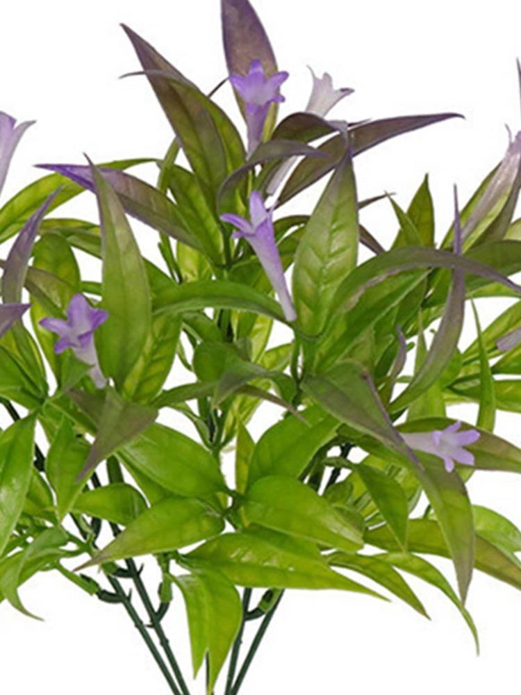 10 Pcs Plastic Flowers Artificial Morning Glory Plastic Morning Glory Artificial Flowers for Home Outdoor Indoor Party Wedding Table Decoration