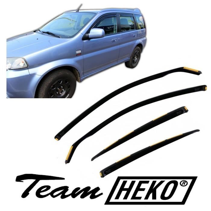 Déflecteurs d'air - J&J AUTOMOTIVE - Heko - Fumé - Acrylique renforcé - Pour Honda HR-V 1999-2006