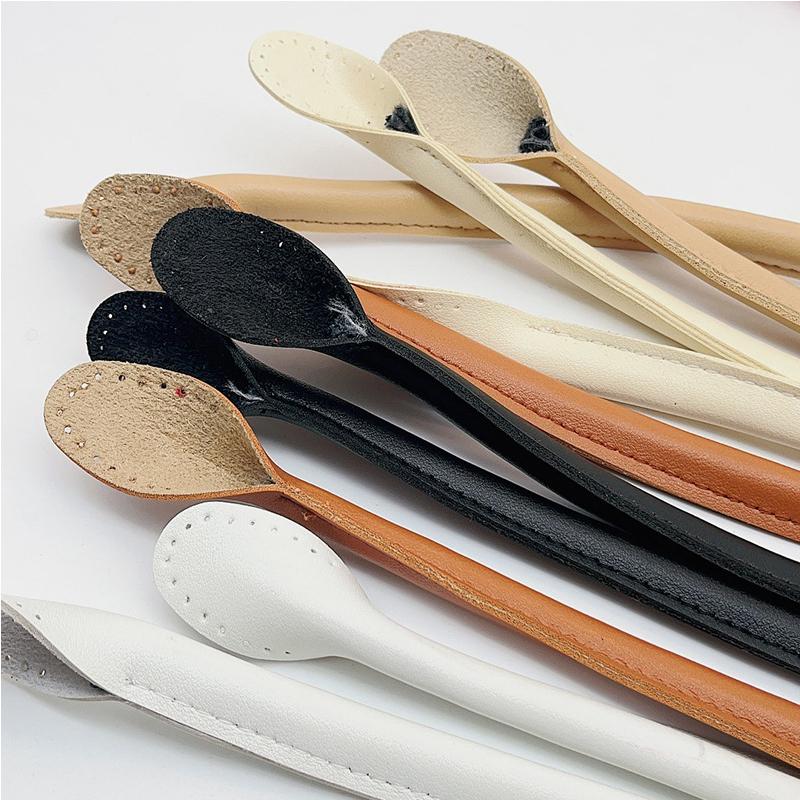 2PCS 41cm PU Leather Replacement Bag Handle Detachable Bag Belt DIY Gift Box Handle Handle Strap Handbag Band Bag Accessories