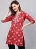 Women's Top Tunic Cotton Printed Tops For Regular And Office Wear Kurta