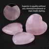 4 Pieces   Quartz   Hrt Shape Carved Decoration Romantic Stone Suitable for Expressing Love for Lovers