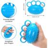 Hand Exercise Ball Finger Therapy Ball - Grip Strengthening, Improve Flexibility, Squeeze Stress Relief Balls, Resistance Strength Trainer for Hand