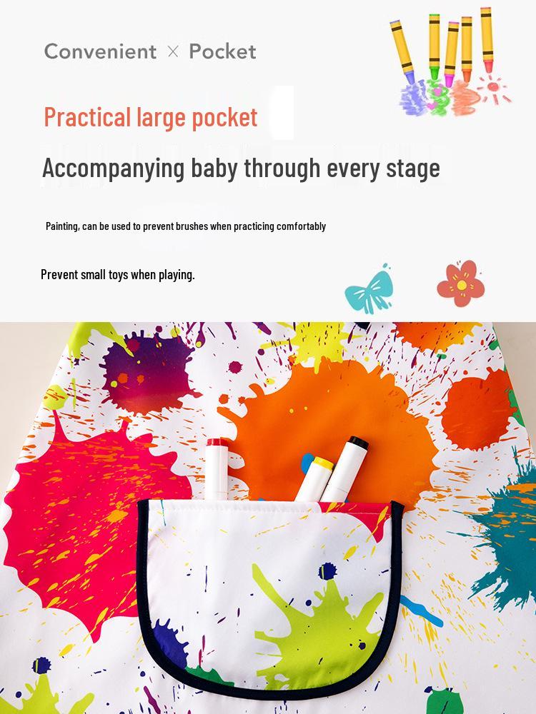 Child's Waterproof Painting Smock and Backwards Apron