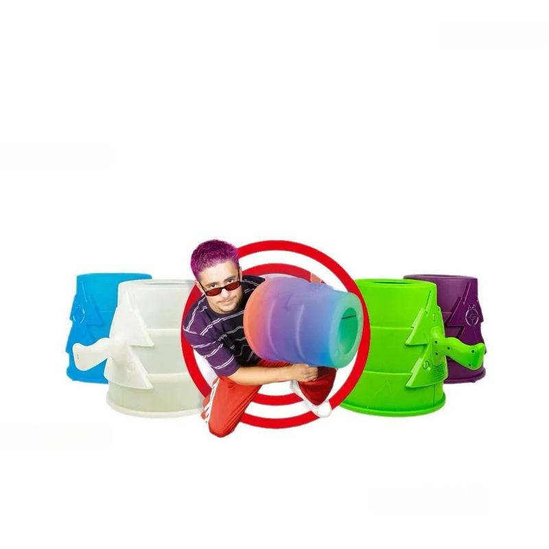 2026 Air Cannon Handheld Bullseye Technology Handheld Bullseye Air Blaster for Adults Creative Release Christmas Birthday Gift