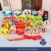 Wooden Bead Stringing Toy for Children's Educational Development