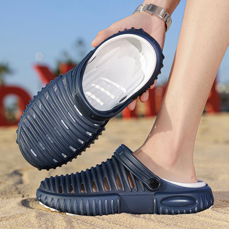 Summer Men Sandals Clogs Outdoor Casual Beach Slippers Breathable Hollow Water Sports Shoes Flip Flops Male Swim Aqua Sneakers