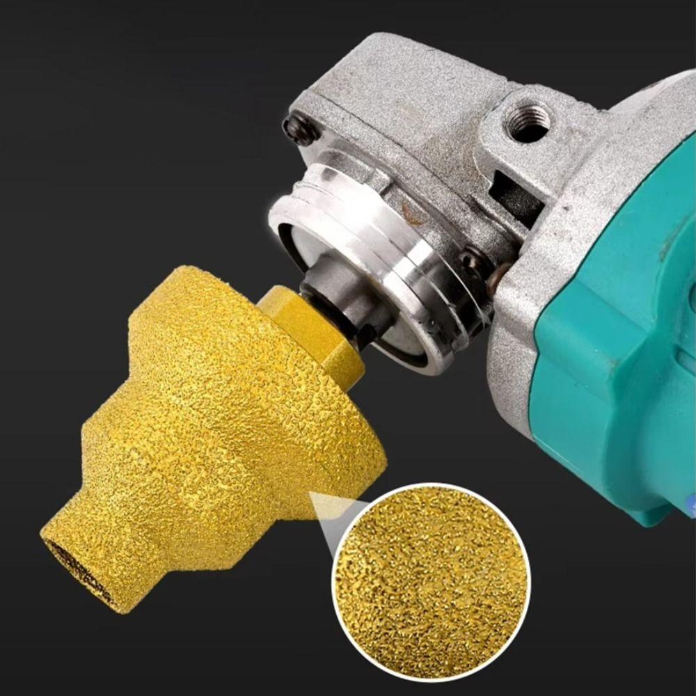 M10 M14 Brazed Pagoda Reamer Construction Tools Step Drill Bits  Stone Material