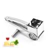 304 Stainless Steel Cheese Grater with 3 cutters Household Kitchen Hand Rotation Creative for cheese nut baking tools
