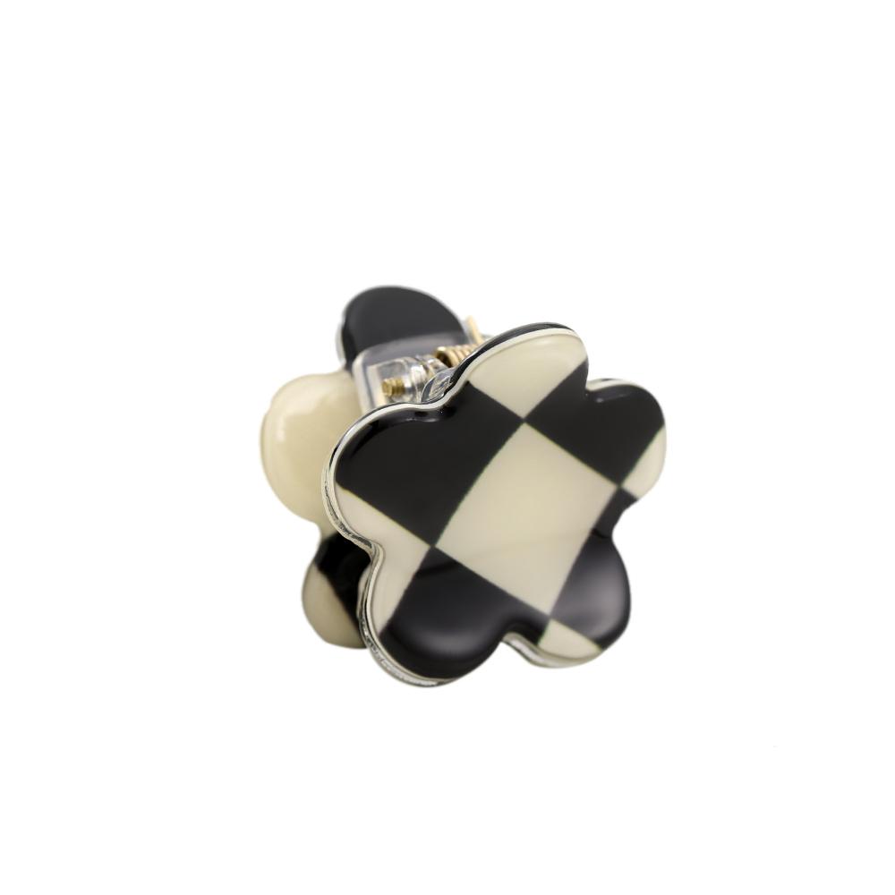 2023 Black and White Small Hair Claws Women's Fashion Temperament Hair Can Clip Elegant Hair Accessories