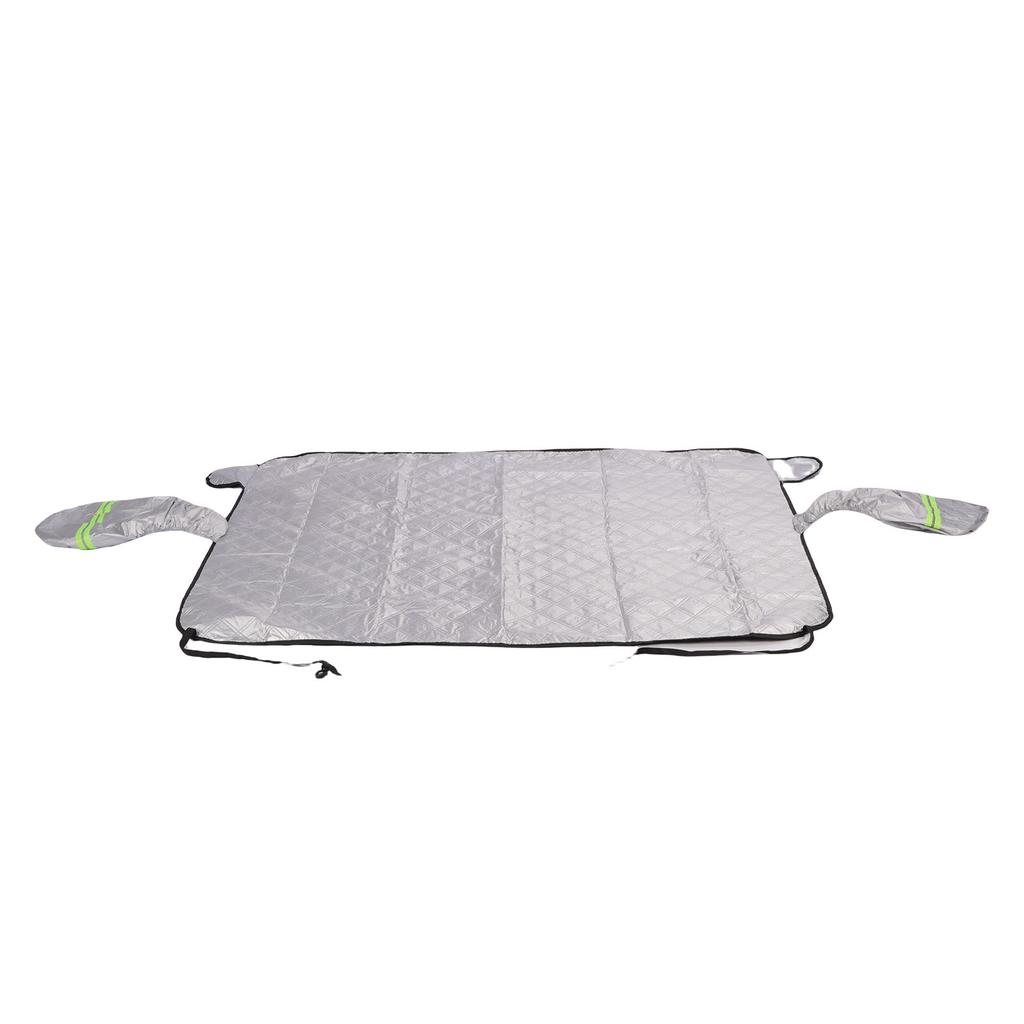 Windshield Snow Cover Aluminum Foil Oxford Cloth Heat Insulation Foldable Reflective Strip Windshield Shade Cover