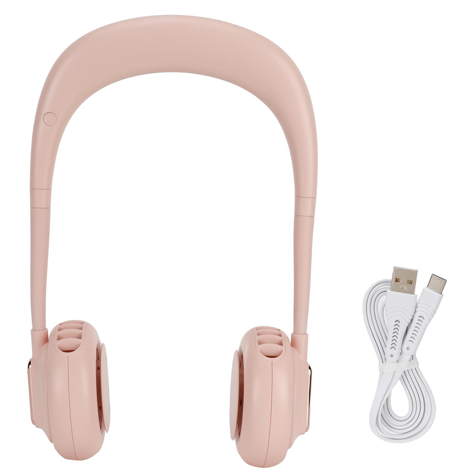 

Мини Hands Free Fan USB Зарядка Подвесной шейный вентилятор Охлаждение Регулируемый 3-скоростной WindGreen