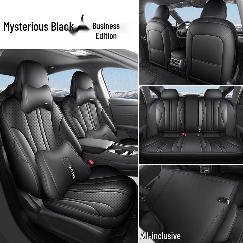 Roewe M7DMH Original Perforerade Läder Bilbarnstolsskydd - Andningsbara & Hälsobevarande