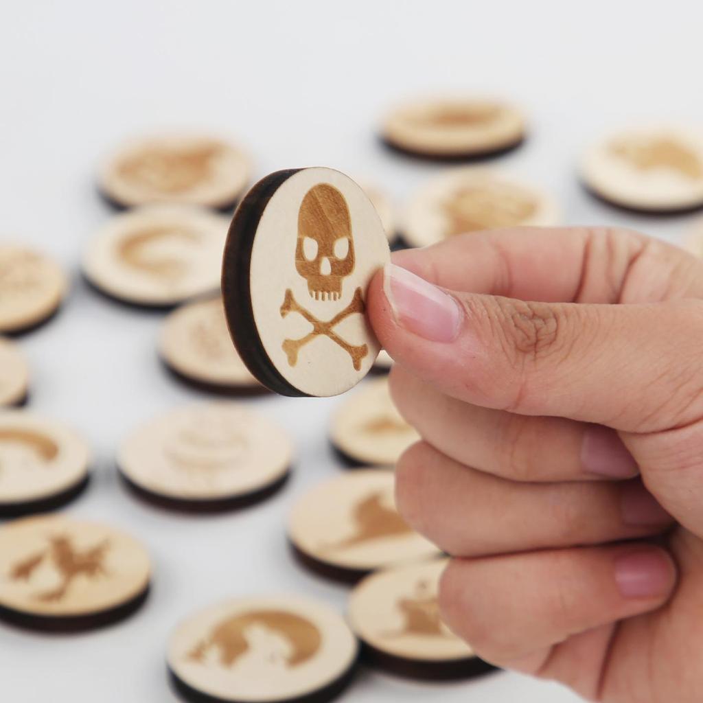 Hölzerne Halloween Geisterfest Schilder - Horror-Themenparty Dekoration für Kinder