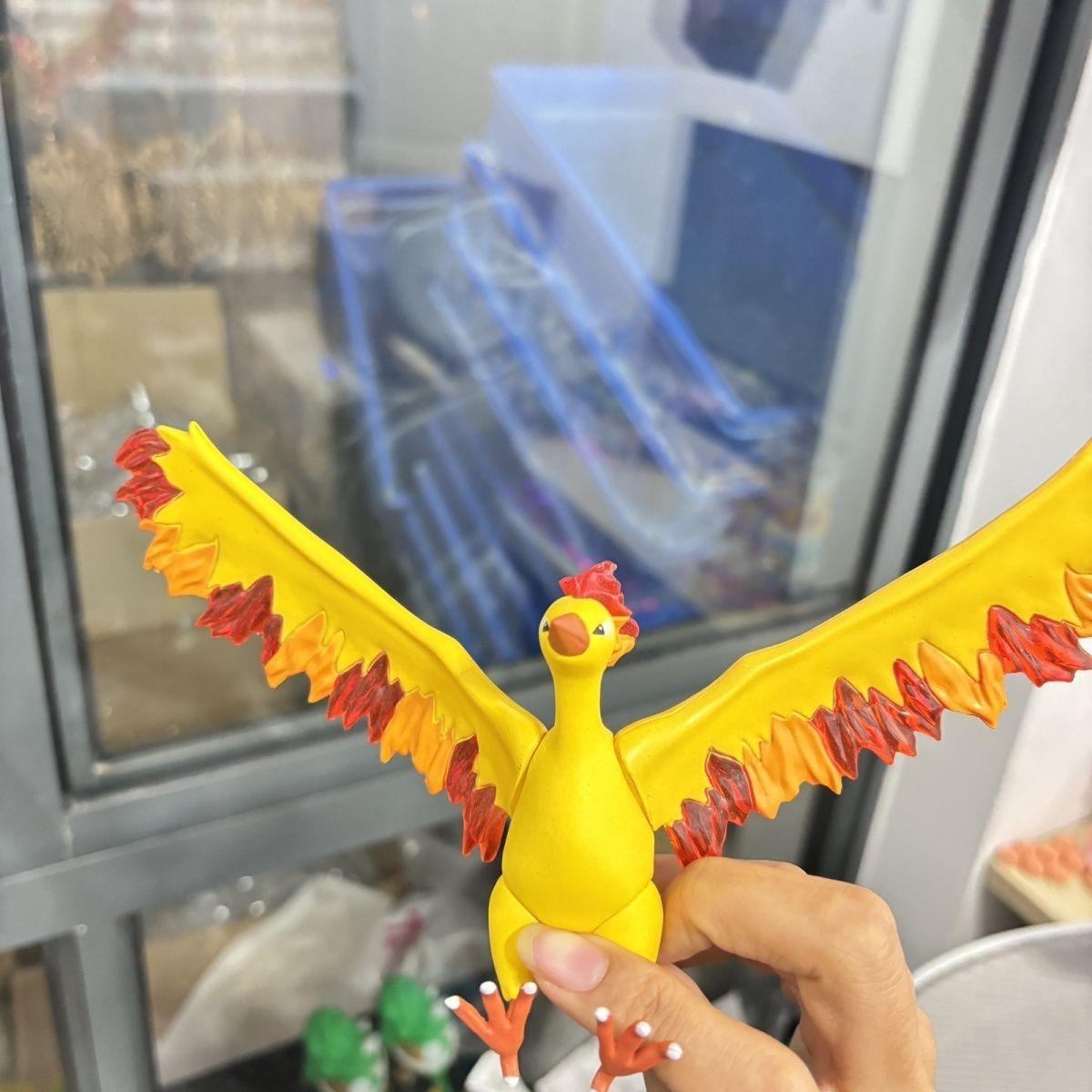 

New Genuine Articuno Moltres Zapdos Action Figure - The World Legend Of The Elves Cute Legendary Bird Model Toy Collectible Gift