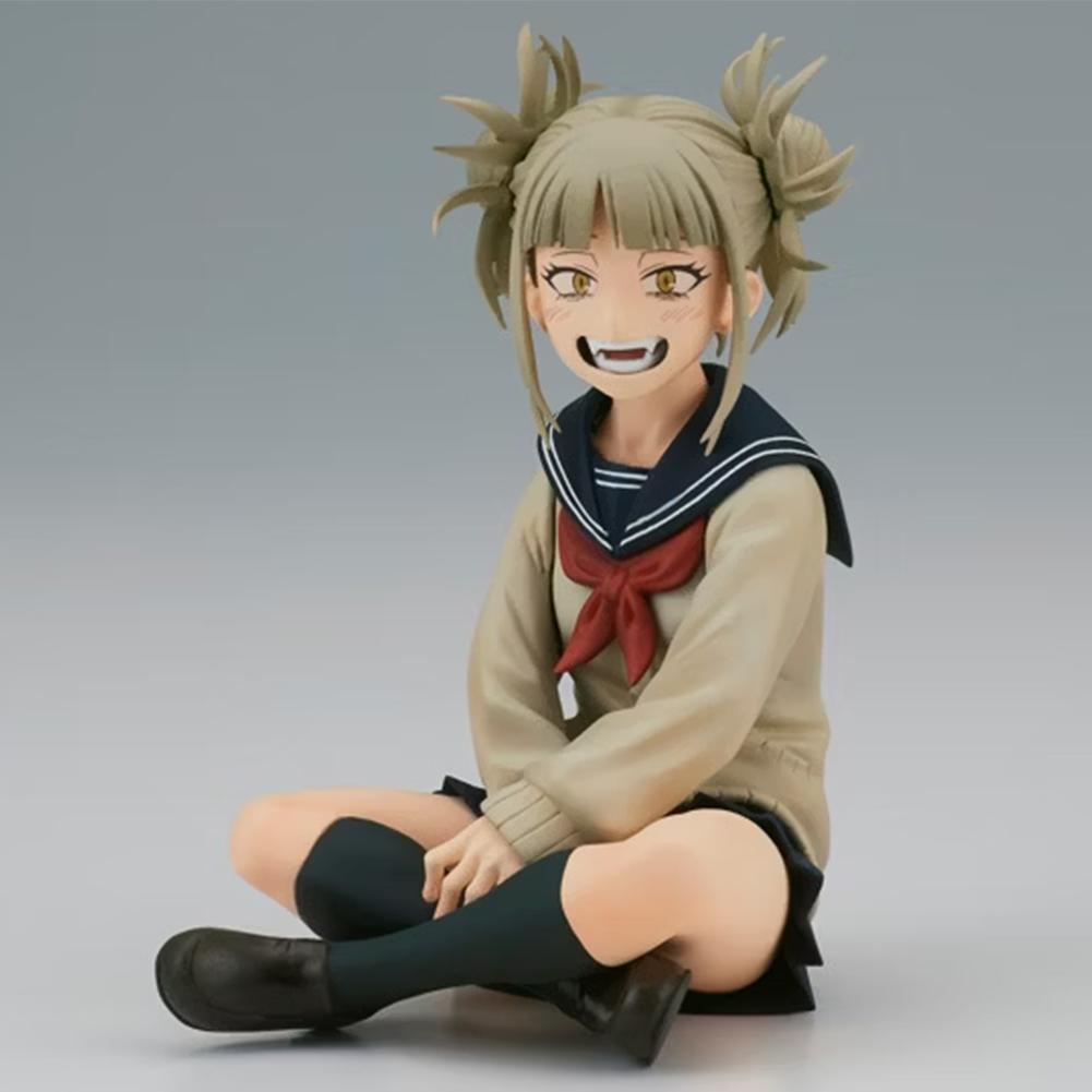 MHA Anime figure Uraraka Ochako Toga Himiko sitting action figures Uraraka Ochako Toga Himiko  PVC Model Toy  Collection Gift