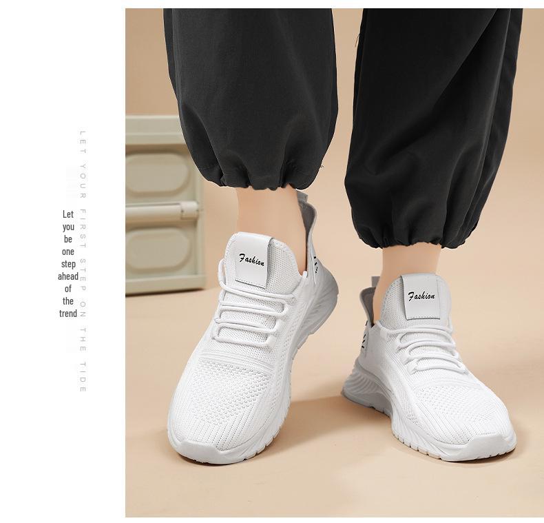 2025 Summer Flyknit Running Shoes: Trendy, Unisex Casual Sportswear
