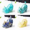 Crystal Resin Cat Figurine With Bright Colors For Home Office Decor And Gift Ideas
