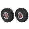 RC Tire 2.2 Inch   Rubber Alloy RC Car Wheel with Metal Wheel Hub RC Spare Upgrade Parts Accessory