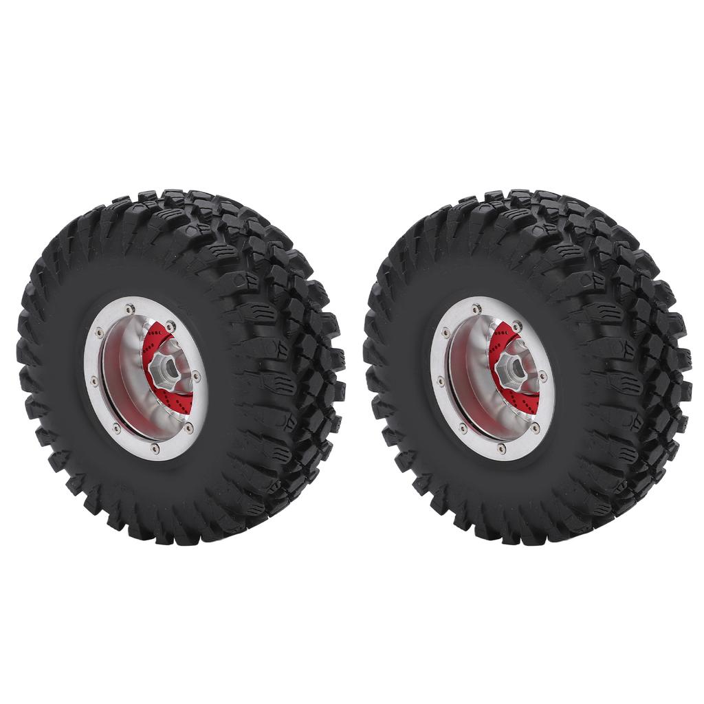 RC Tire 2.2 Inch   Rubber Alloy RC Car Wheel with Metal Wheel Hub RC Spare Upgrade Parts Accessory