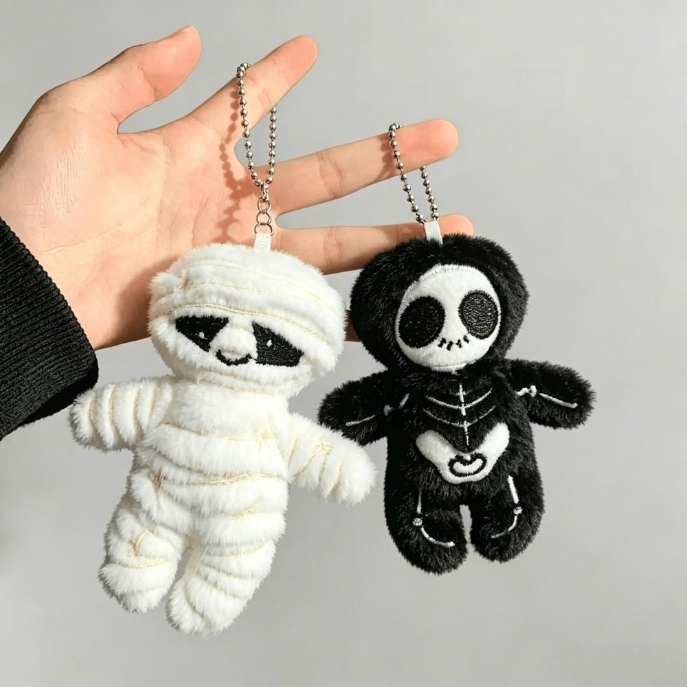 Gevulde Tas Hanger Skelet Sleutel Hangend Mode Halloween Pluche Sleutelhanger Tas Decoratie