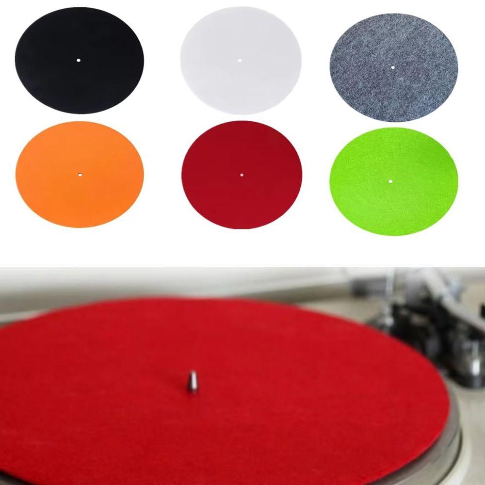 Anti-Static LP Slip Mat Audiophile 3mm Thick Anti-Vibration Slipmat for LP Vinyl Record Players