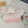 Cosmetics Bag High Quality Lace Floral Design Pen Bag Large Capacity Multifunctional Stationery Bag Pencil Case Students