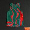 Men's Gradient Quick Dry Running Vest Lightweight Marathon Sleeveless T-Shirt Summer Fitness Shirt Tank Top