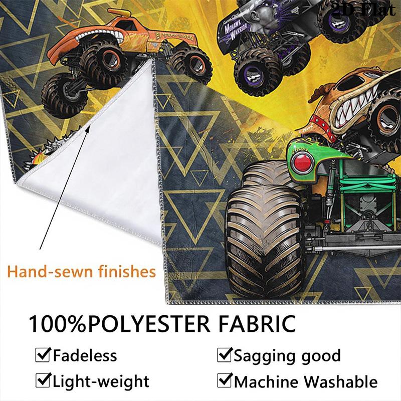 Monster Jam Pattern Home Decor Tapestry, Wall Hanging, Decorative RV Wall Cloth.MGT0918497