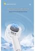 Mini Transparenter LED-Bildschirm Wiederaufladbarer Handlicher Elektrischer Ventilator - Tragbar, Hohe Geschwindigkeit, Für den Außenbereich