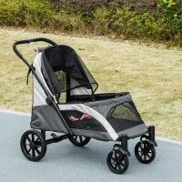 PawHut Dog Stroller, Foldable Dog Stroller for Large Dogs, Pet Cart with