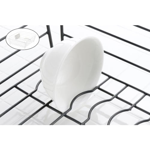 Richell Lacool Dish Drainer, White, Large, Antibacterial
