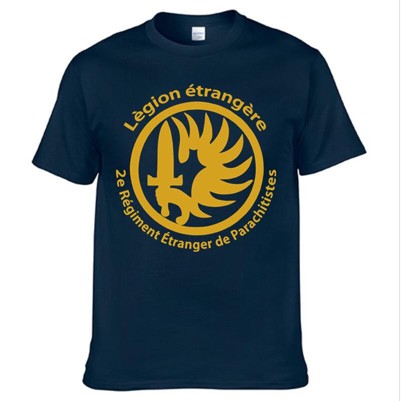 

French Foreign Legion Special Forces War Army T-shirt Men Cotton Short Sleeve T Shirt Tees Tops Homme Camiseta S