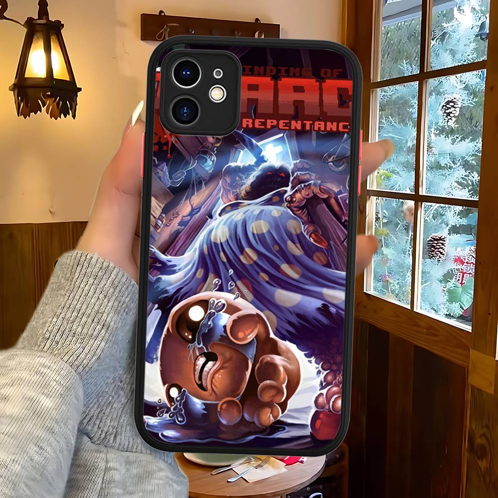 Classic Game The Binding Of Isaac Phone Case For IPhone 11 12 13 14 15 16 Pro Plus X XS MAX Matte Bumper Shockproof Cover