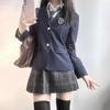 Japanese Style Mid-Length JK Uniform Blazer Set for Female Students - Spring & Autumn