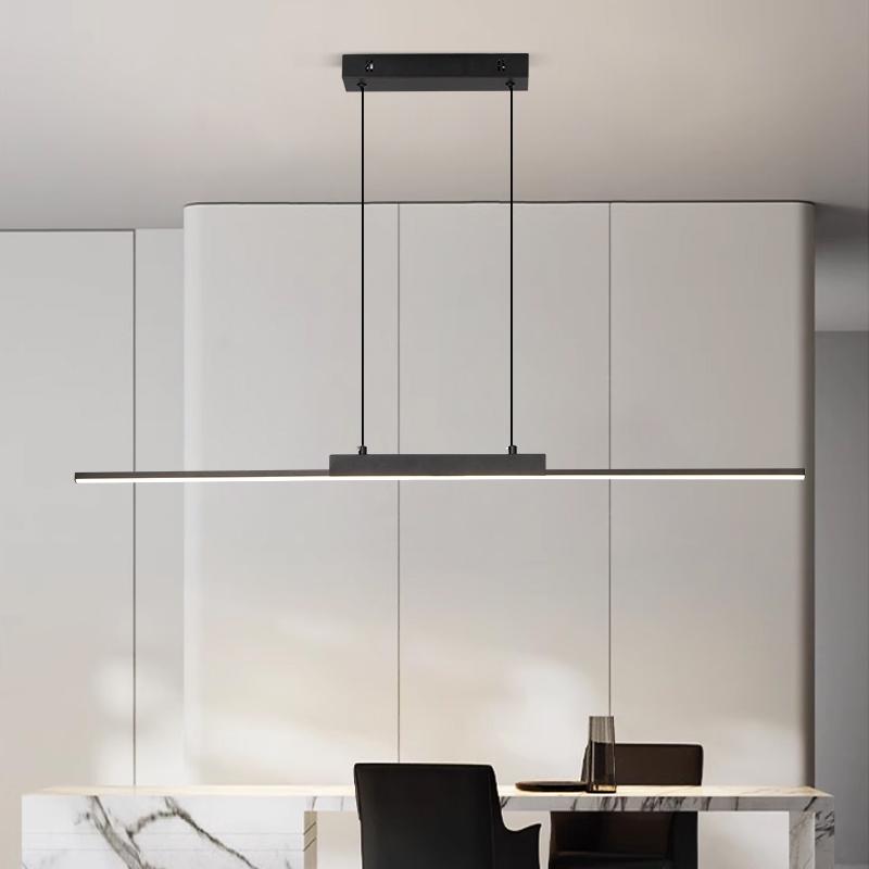 Lumini suspendate Restaurant Minimalist Birou Decor Sufragerie Candelabre Bar Lung Lămpi Bucătărie Lumini LED Nordice Moderne
