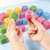 Transparent Ice Cube Squishy Toy Slow Rebound Sensory Fidget Toy  Reduce Anxiety
