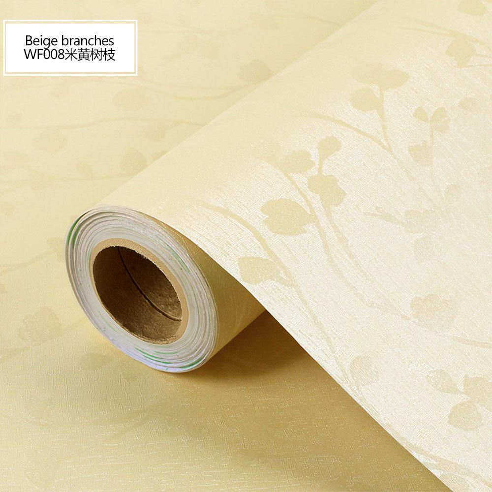 Vine Flower Pattern Self Adhesive Wallpaper Kitchen Waterproof Oil Resistant Decorative Wallpaper Self Adhesive