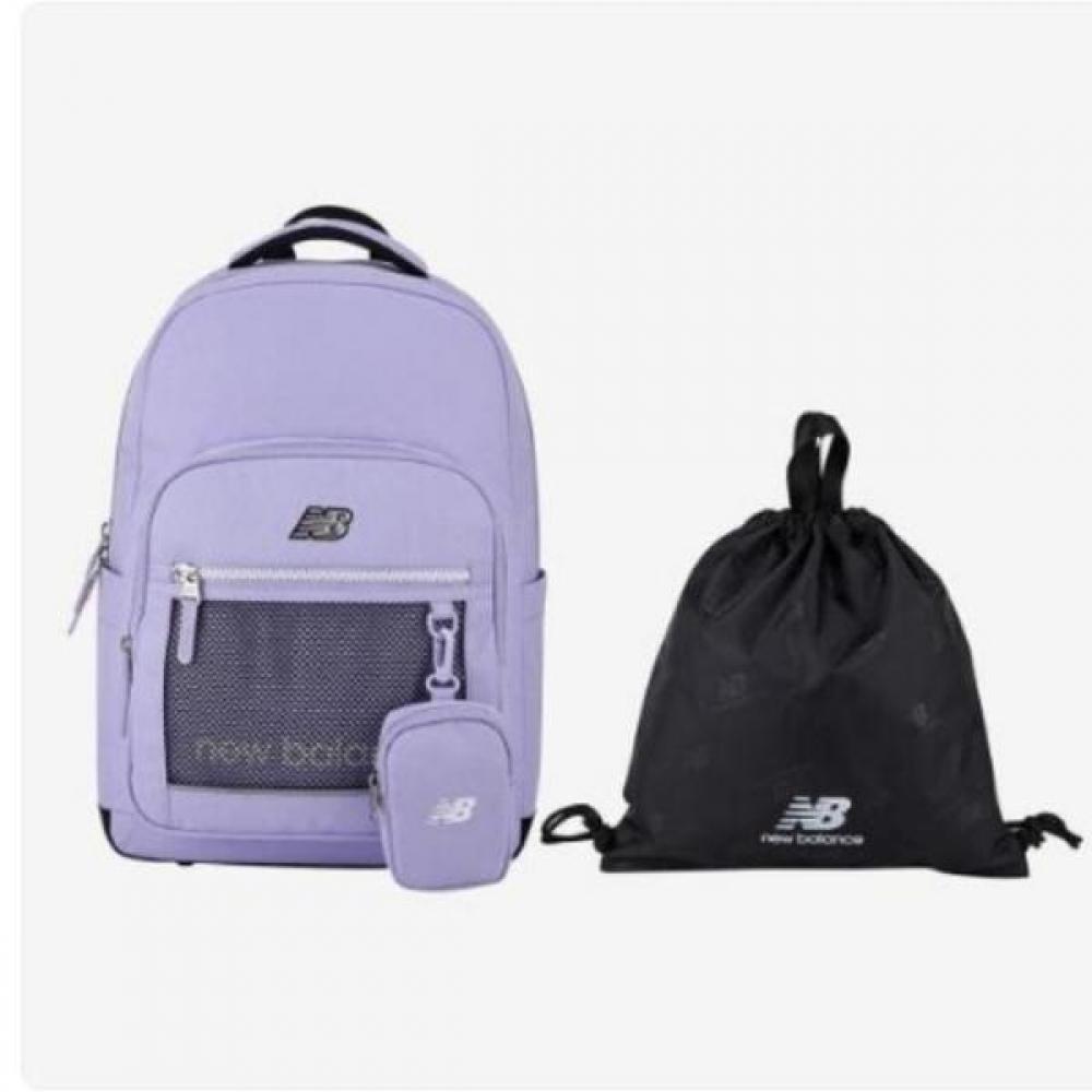 

New Balance Kids Front Pocket Mesh Senior School Backpack Nk8ads108u Violet
