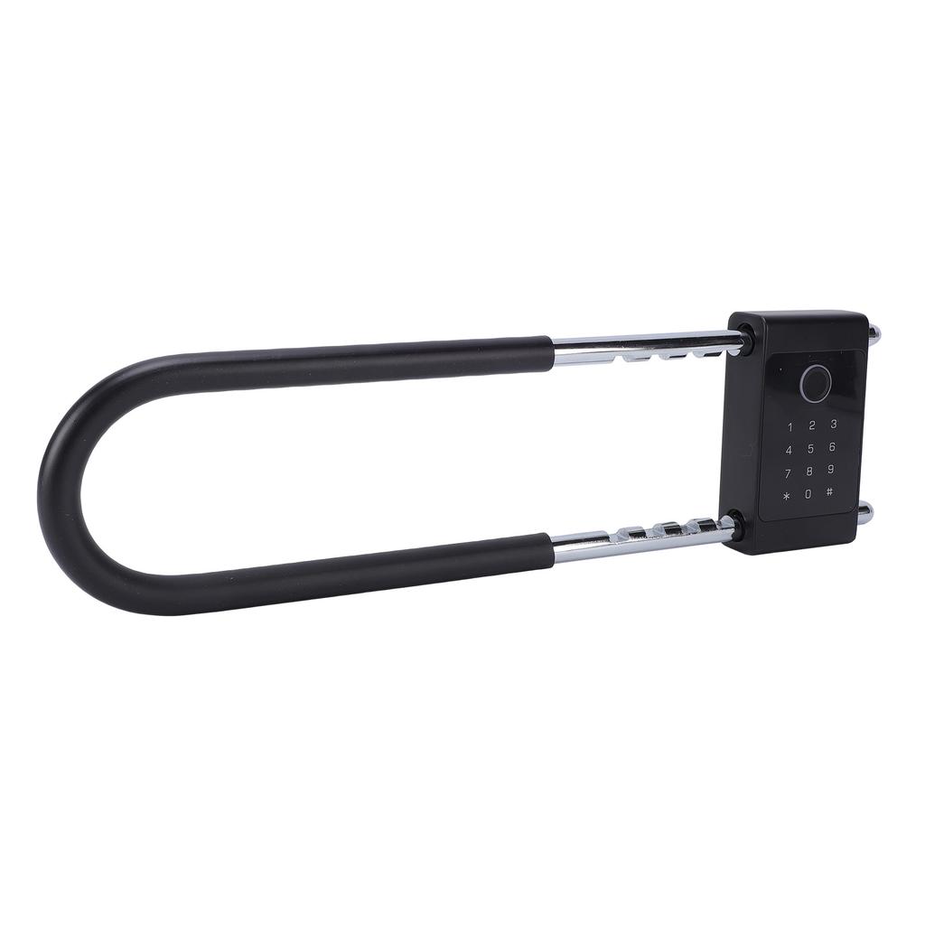 Smart U Lock Long Shackle Bike Gate Lock Support Fingerprint Password IC Card Fast Recognition Compatible with Tuya 300