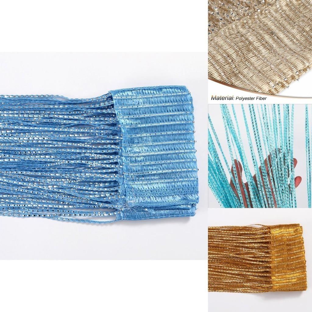 Luxurious Tassel Hanging Curtain For Door And Window With Elegant String Design