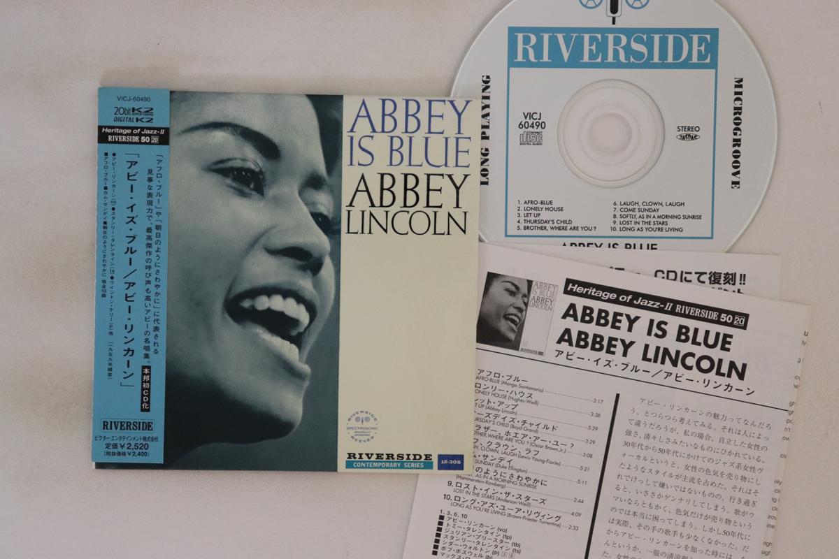 

CD ABBEY LINCOLN - Abbey Is Blue VICJ60490 RIVERSIDE 2000 Japan Obi Jazz Used
