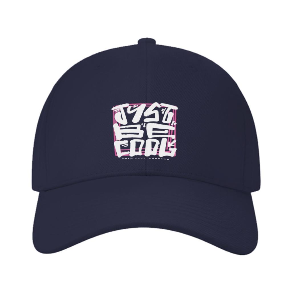 Just Be Cool Grafik Baseballkappe Lässig Baumwolle Erwachsenen Verstellbar Streetwear Hut