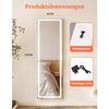 NETTLIFE Full-length Mirror with Integrated Lighting 150 Cm Freestanding/Wall Mount Clear Glass Sensitive Touch Sensor
