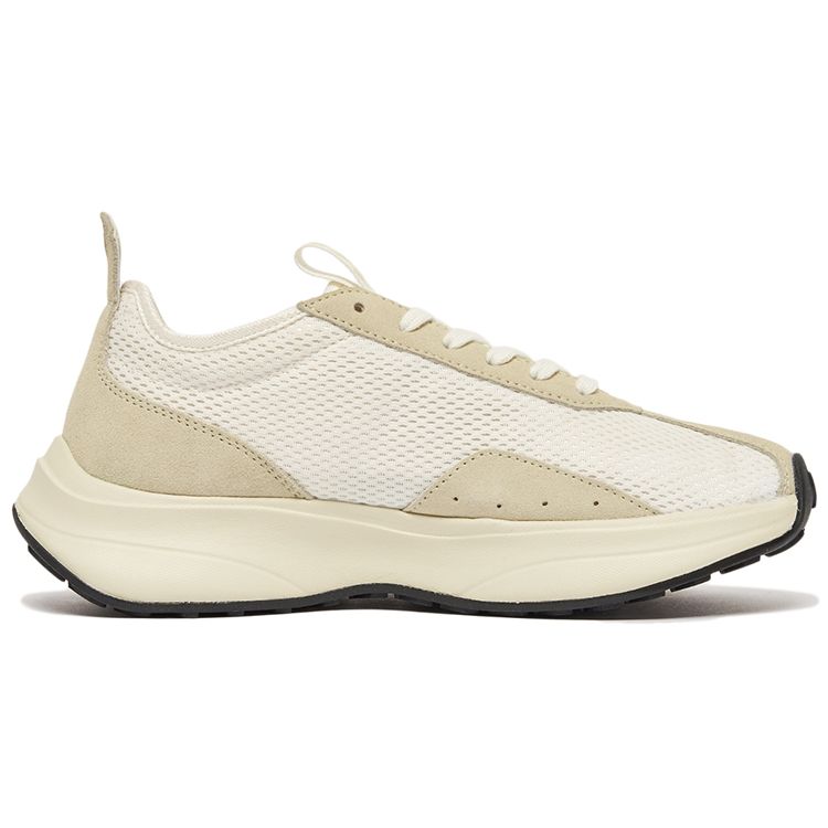MLB Chunky Jogger Seamball Synthetic Leather Thick Sole Comfortable Non-Slip Wear-Resistant Low-Top Dad Shoes Unisex sneaker White 3ASXXB21N-50IVS