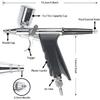 Uouteo Airbrush Trigger Gun Air Brush Gun with 0.3 Mm Needles 7CC &10 CC Cup for Painting