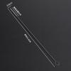 304 Stainless Steel & Nylon Straw Brush - Silicone Brush for Cleaning Children's Bottles & Medical Equipment