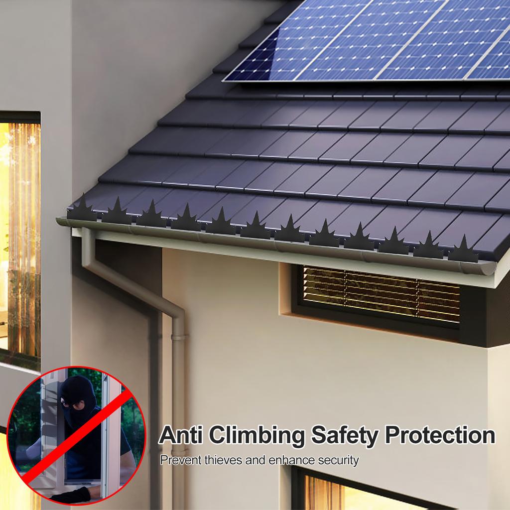 Wall Security Spikes Fence Bird Defender Anti Theft Spikes Multifunctional Outdoor Fence Bird Spikes Garden Protection Tools