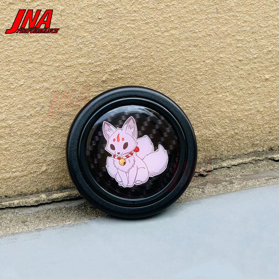 Universal Modified Steering Wheel Horn Button Racing Sport High Quality JDM Car Horn Button Auto Speaker Control Cover PC-HB60