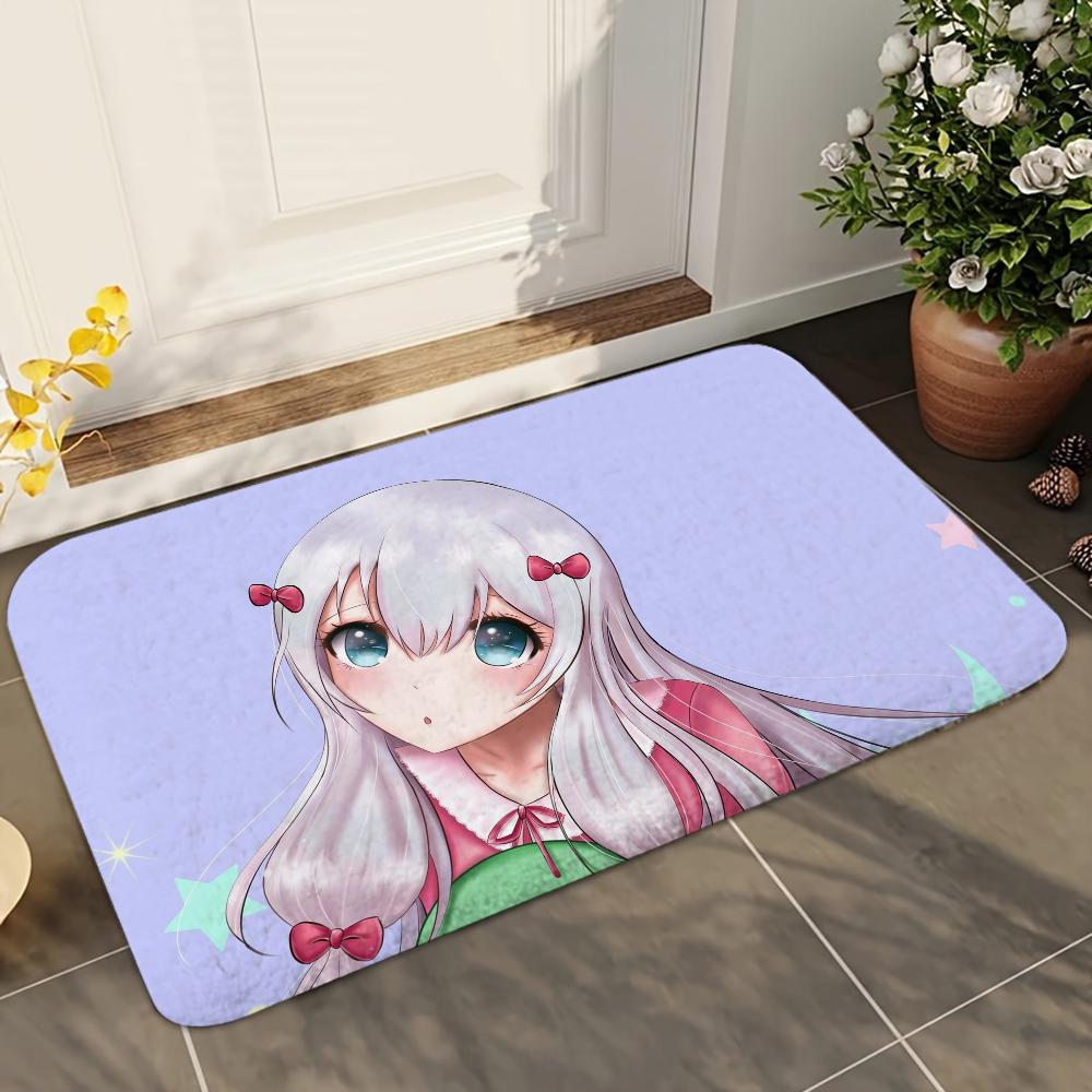 1pc Anime Izumi Sagiri Bathroom Absorbent Mats Anti-Slip Mats Home Decor Supplies Carpets Home Kitchen Floor Mats