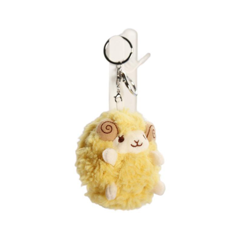 Kawaii Sheep Doll Keychain Plush Toy Pendant